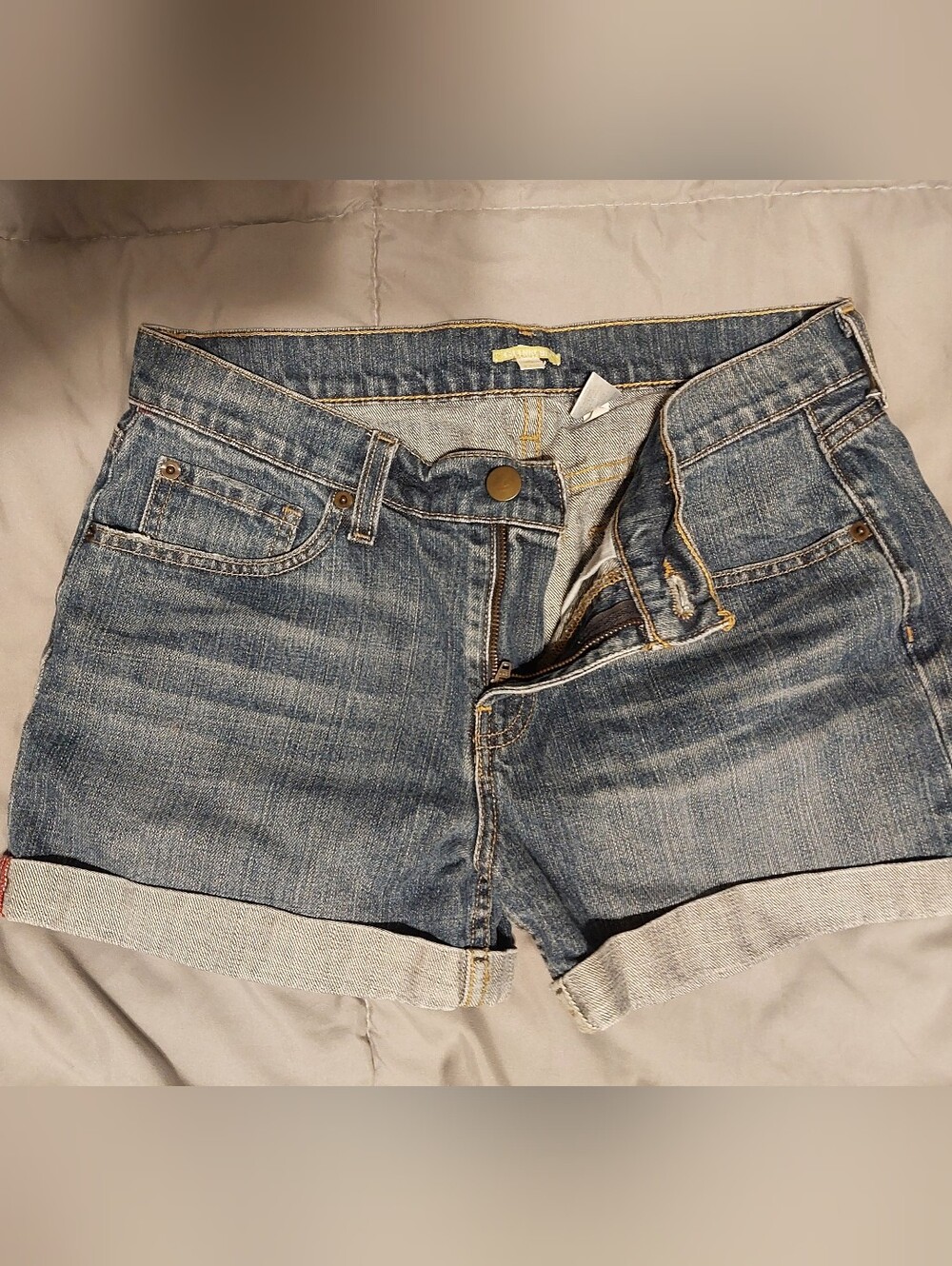Gianni Bini Denim Roll-Cuff Women's Shorts Size 27